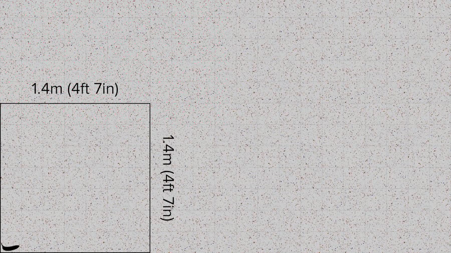 Textura de azulejo quadrado em terrazzo mate, branco salpicado