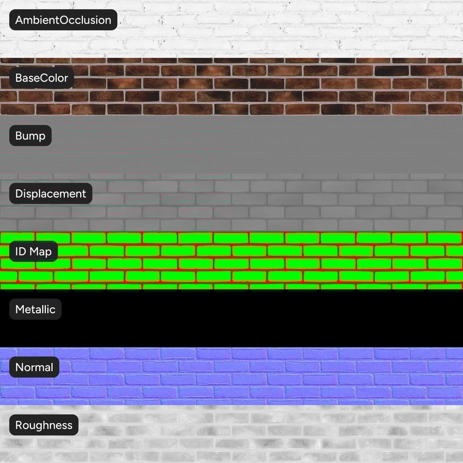 Sandfaced Running Bond Brick Wall Texture, Orange