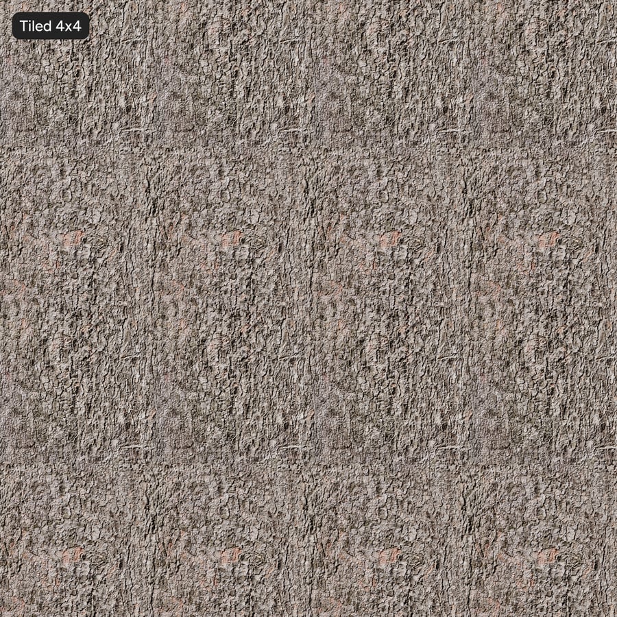 Textura de casca decídua rachada