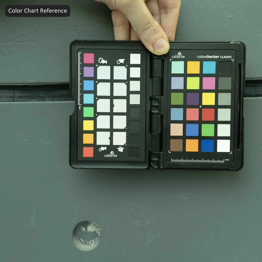 Panel Fasad dengan Tekstur Dinding Beton Lubang Ikat, Abu-abu