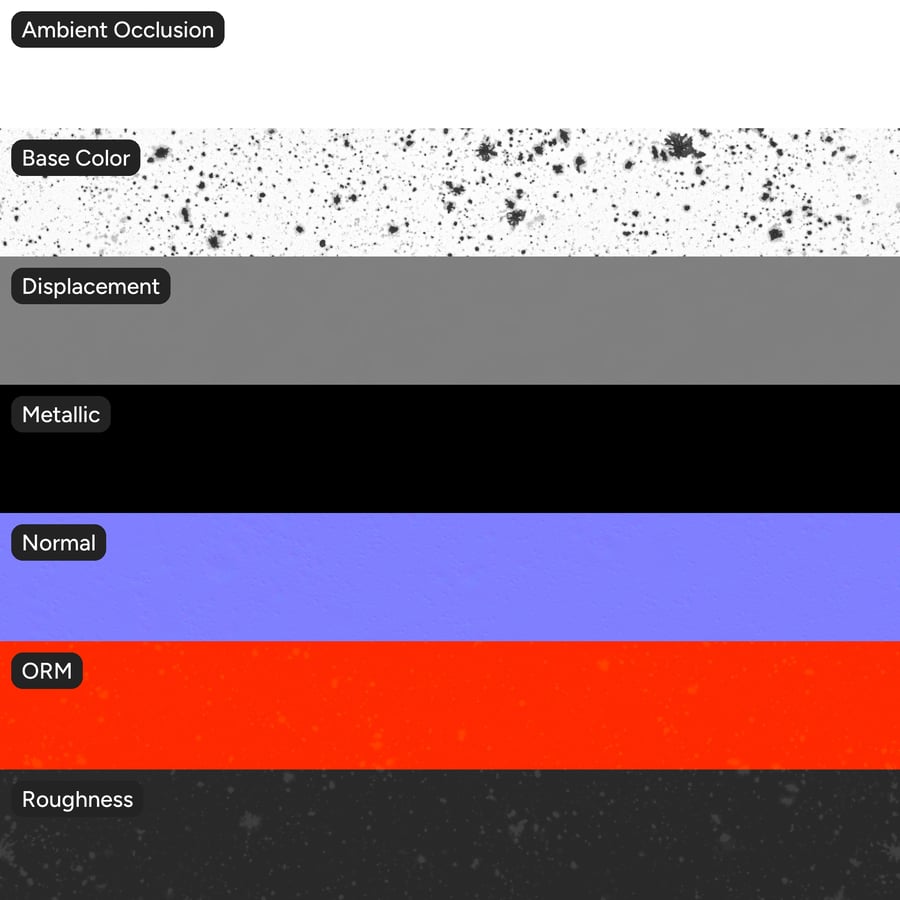 Ink Spot Glazed Ceramic Pottery Texture, White