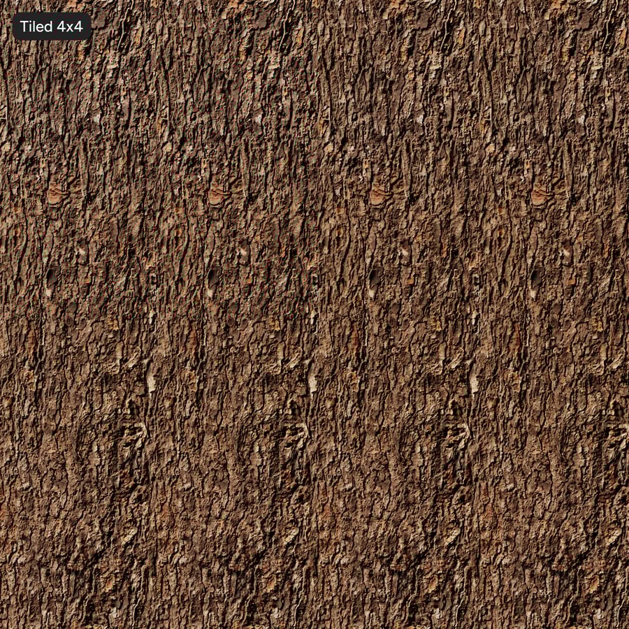 Textura de casca de madeira dura e áspera, castanha