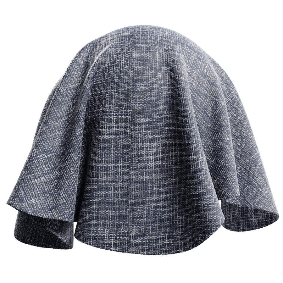 Cross Weave Linen Upholstery Fabric Texture, Blue