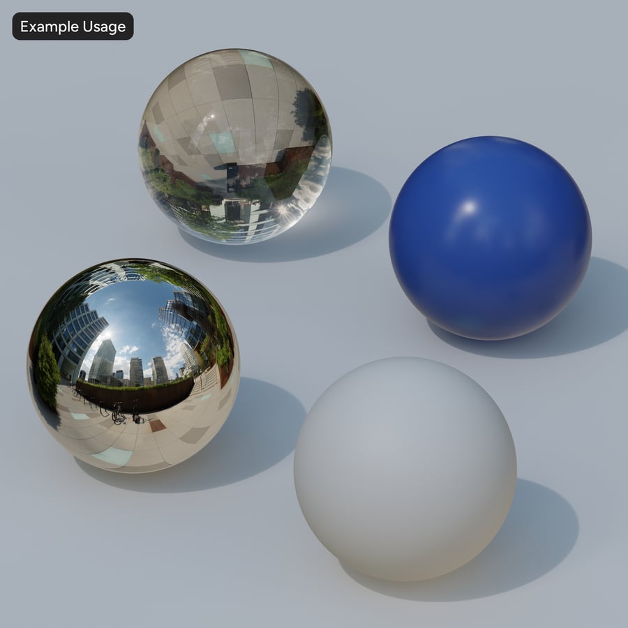 HDRI Khu thương mại quảng trường đô thị, trời nắng