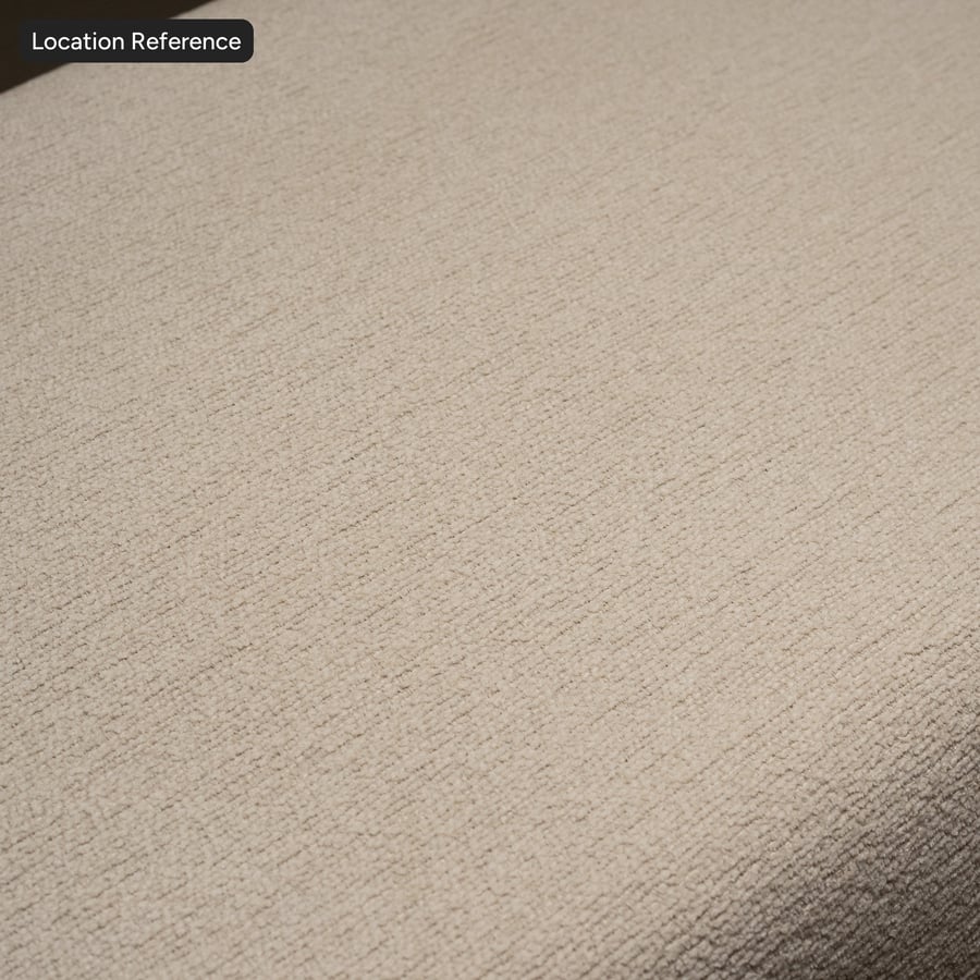 Texture de tissu d'ameublement chenille, beige