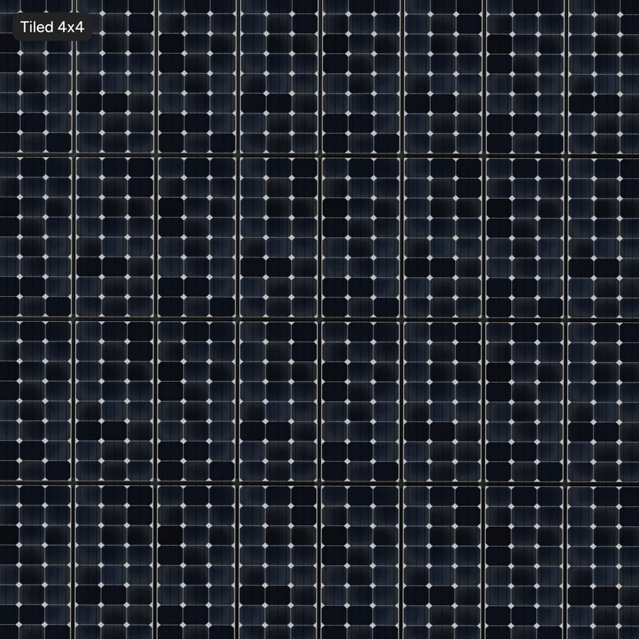Painéis solares monocristalinos tipo B com moldura limpa Textura