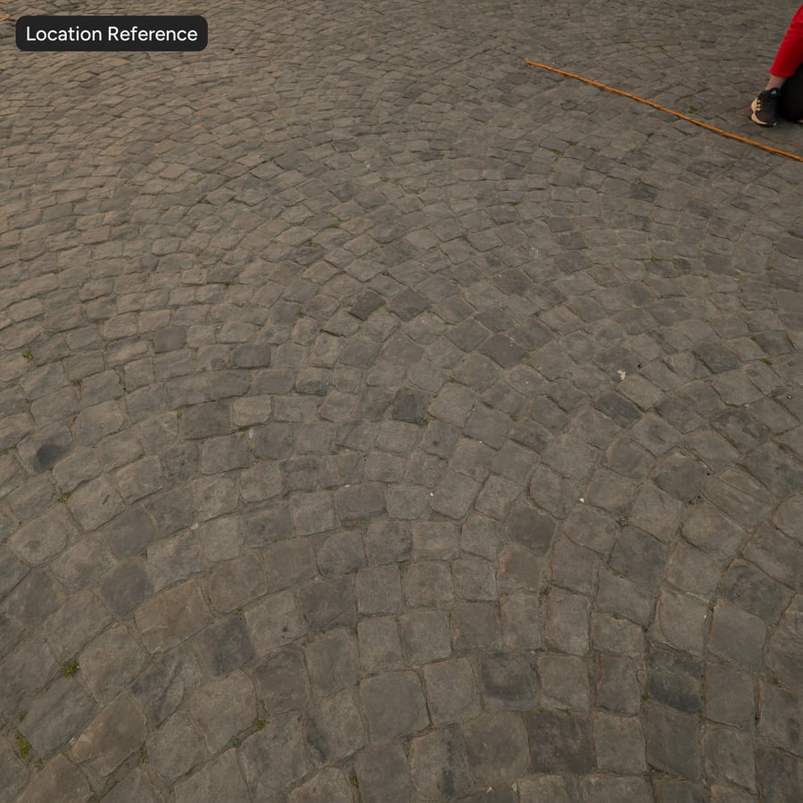 Textura de pavimento quadrado em leque, cinzento