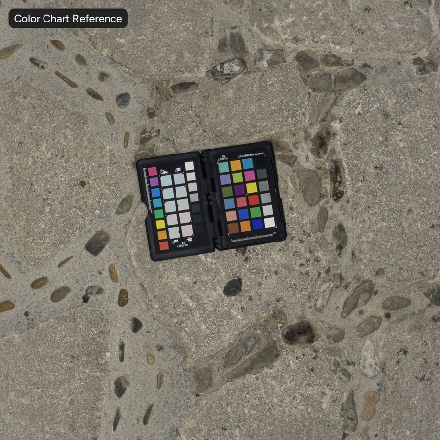 Texture de pavé mixte