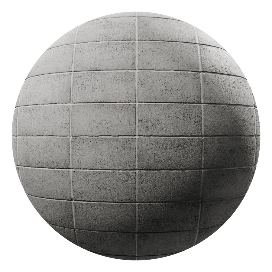 Standard Stacked Concrete Block Texture, Grey