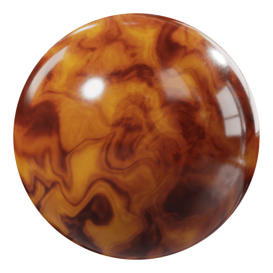 Swirling Bakelite Plastic Texture, Brown