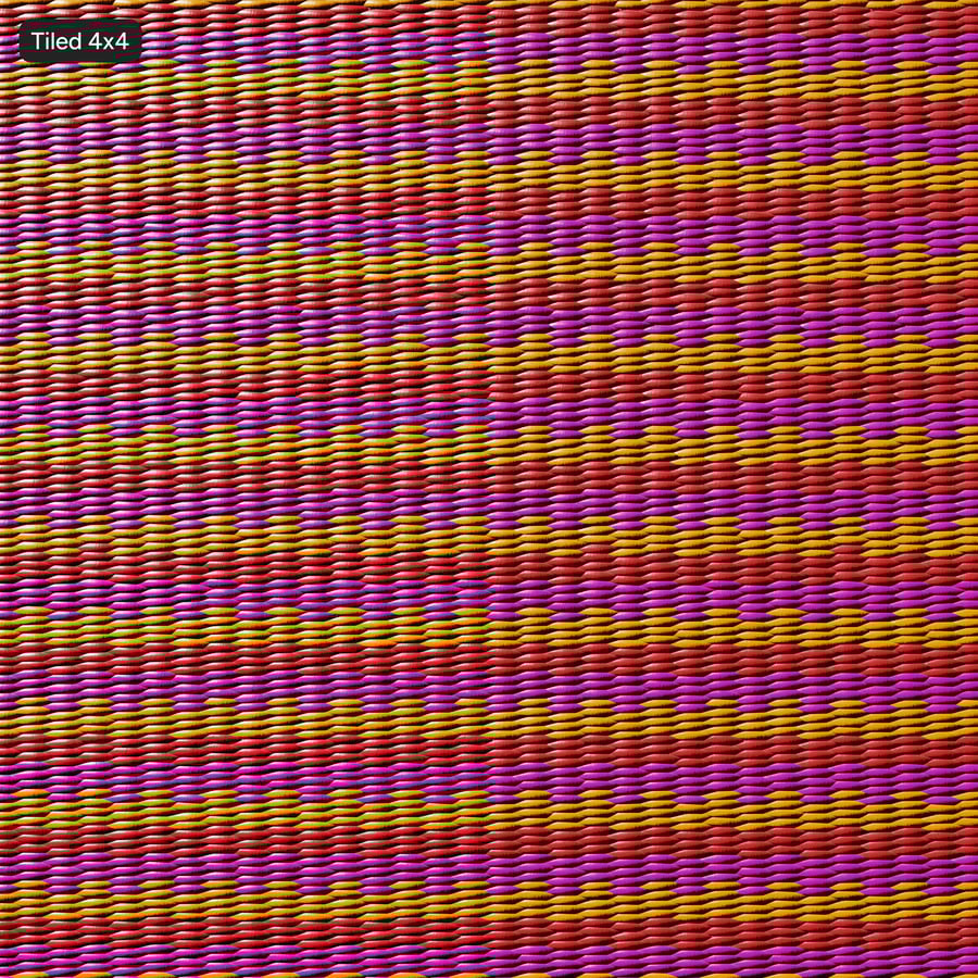 Elástico com textura de cordão tropical, rosa