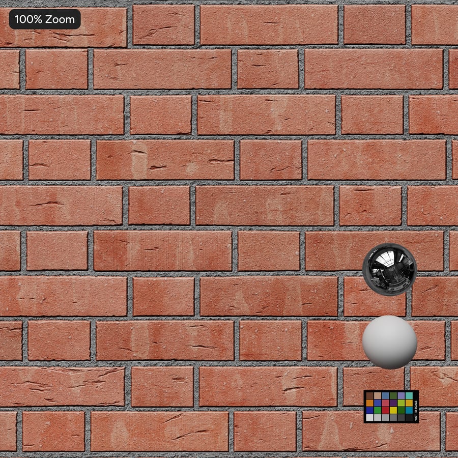 Smooth Flemish Bond Brick Wall Texture