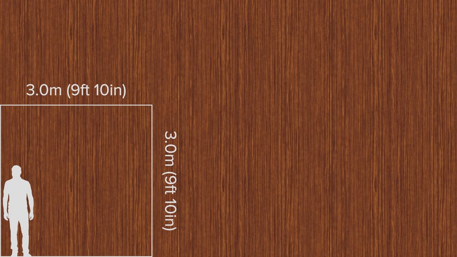 Mahogany African Sealed 3x3m Wood Veneer Flooring Texture