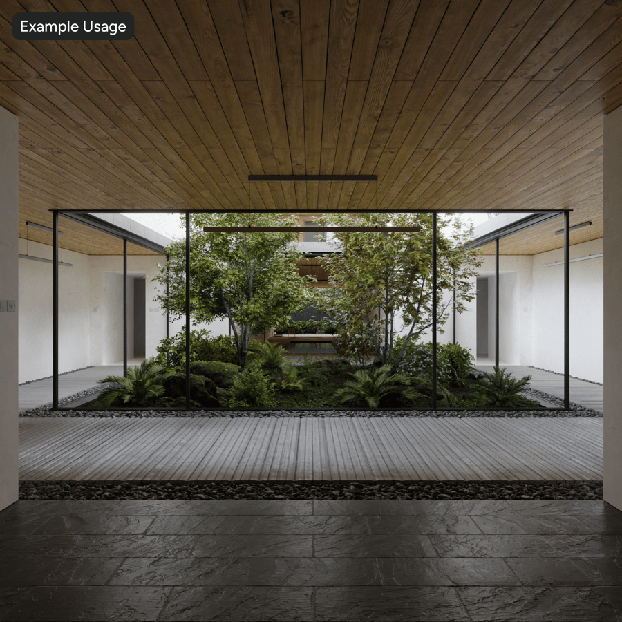 阴天安达卢西亚村庄广场 HDRI，中性