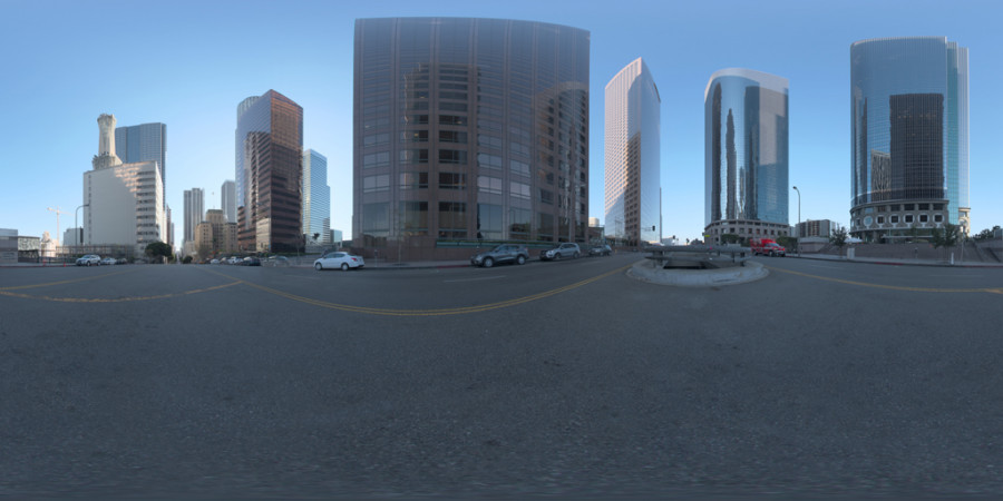 Clear Afternoon City Road Outdoor Sky HDRI