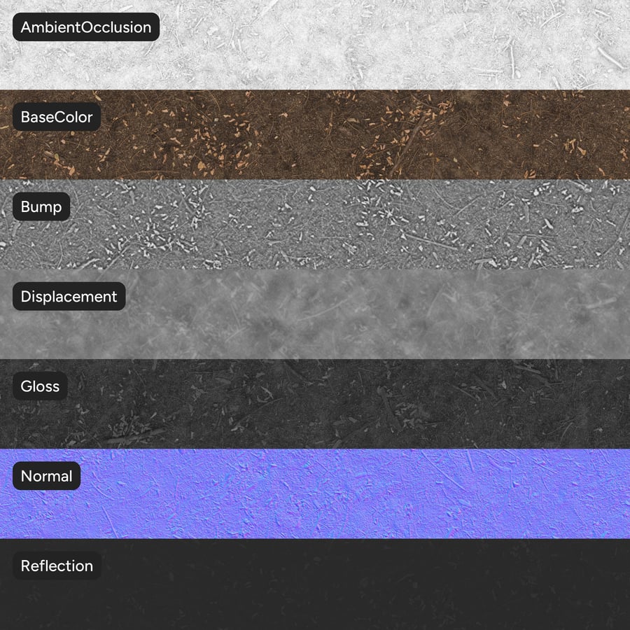 Seeds on Dirt Texture