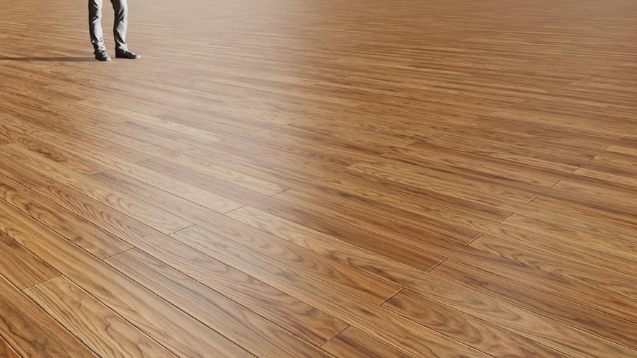 Natural Brick Bond Pattern Walnut Wood Flooring Texture