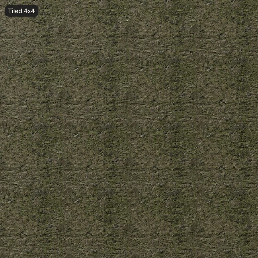 Mossy Stone Wall Texture