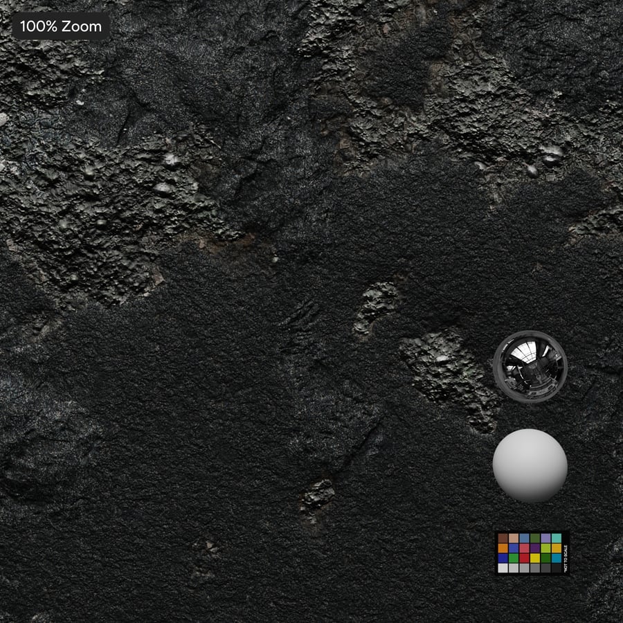 Damaged Asphalt Texture, Grey