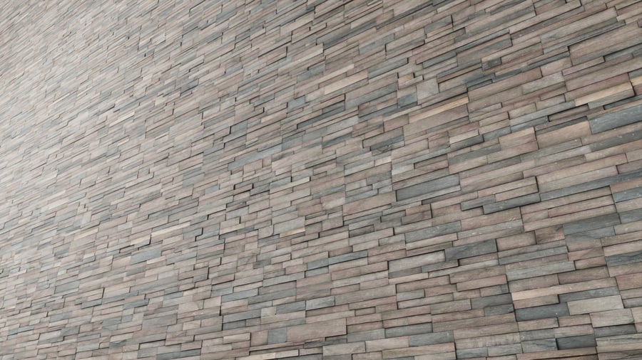 Ledger Stone Wall Texture, Mixed