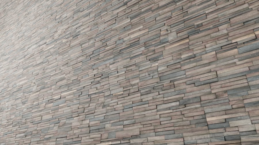 Smooth Mosaic Ledger Tiles Texture