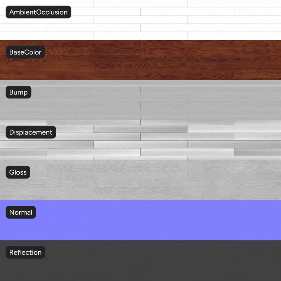 Texture de la planche de bois de frêne, gingembre foncé