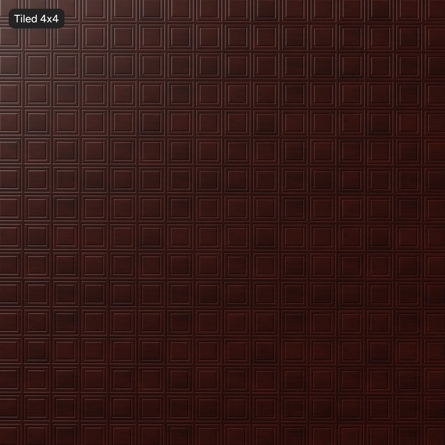 Embossed Vinyl Tile Ceiling Texture, Maroon
