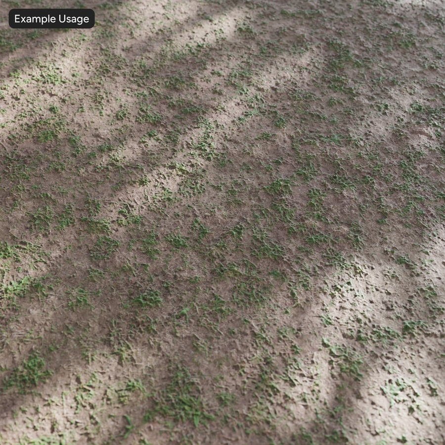 Patchy Dried Grass Texture