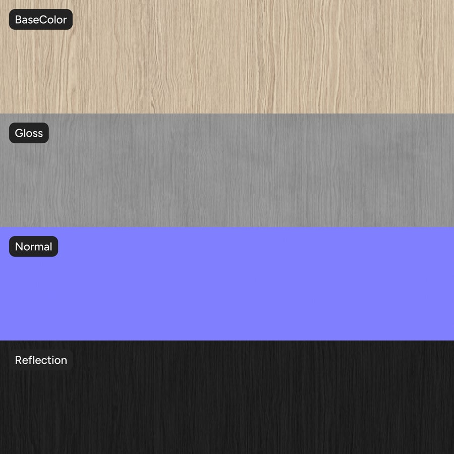 Textura de folheado de carvalho, neutra