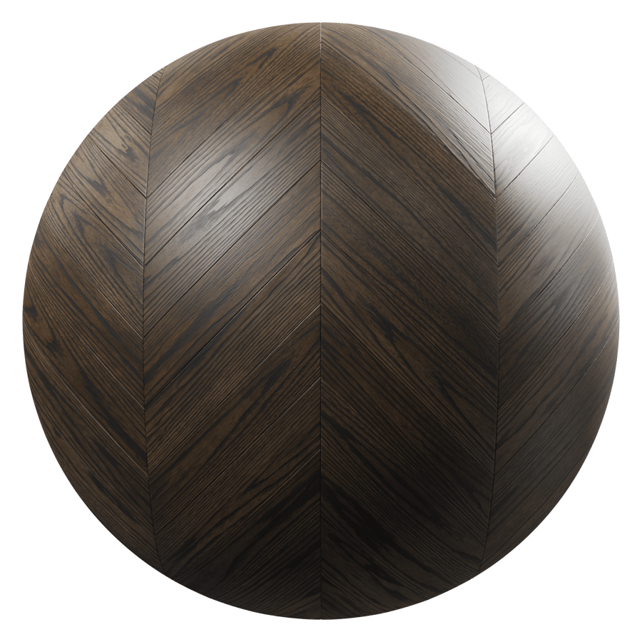 Dark Ebony Chevron Pattern Ash Wood Flooring Texture