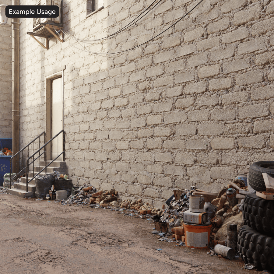 風化煤渣磚紋理