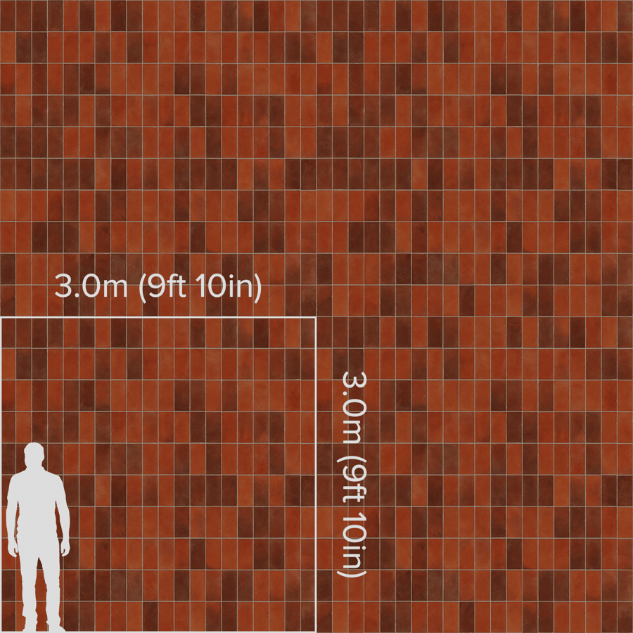 Pristine Stacked Terracotta Tile Texture