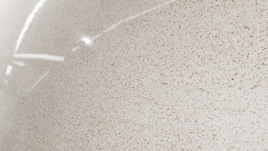 Textura de azulejo quadrado brilhante em terrazzo, bege