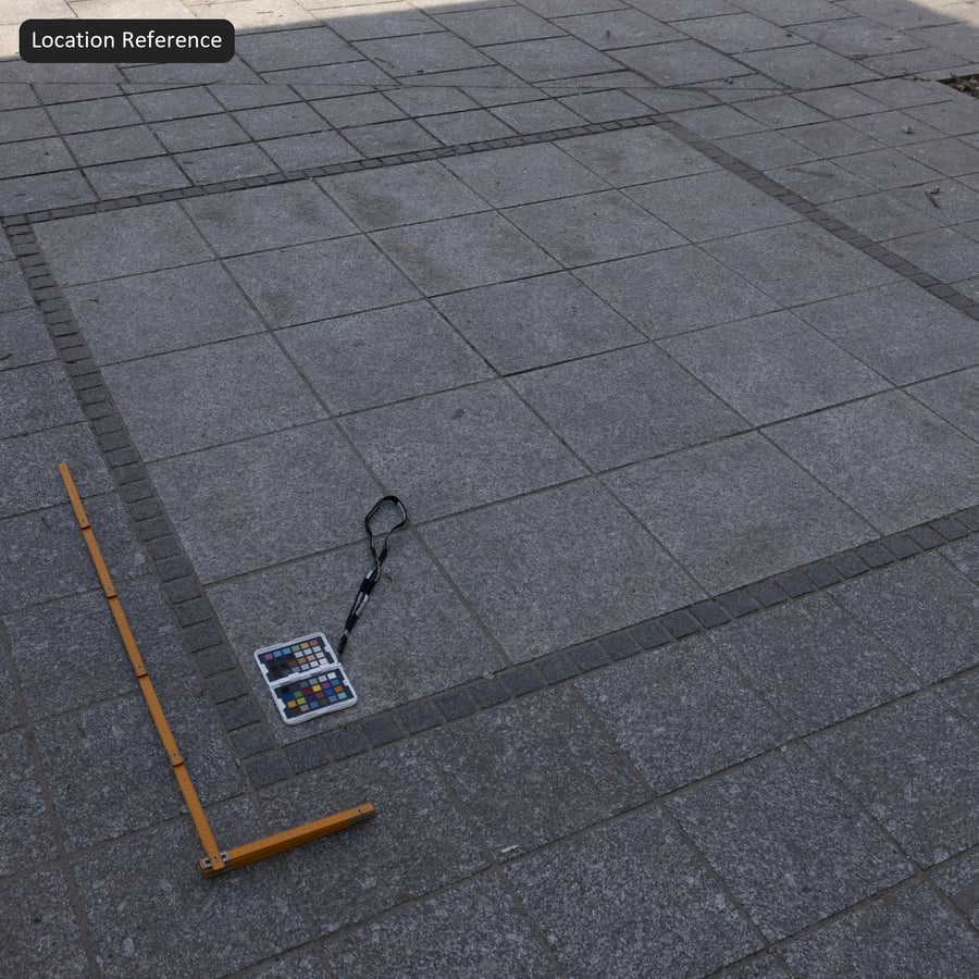 낡은 조약돌 및 화강암 타일 텍스처