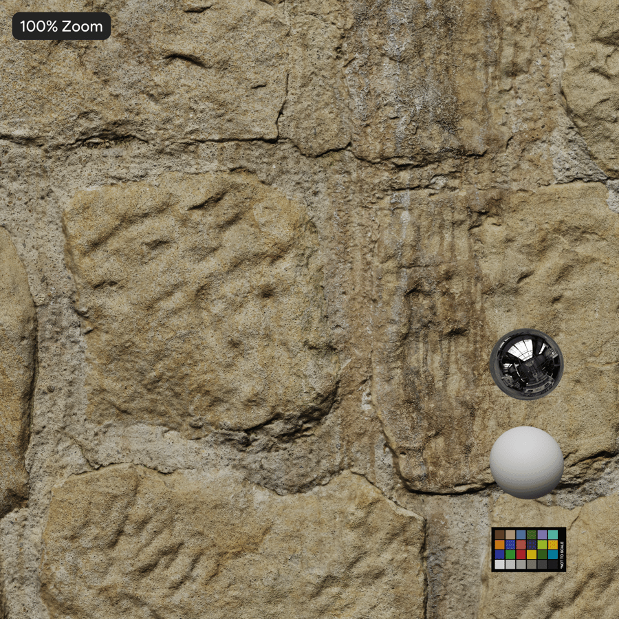 Texture murale en pierre de taille vieillie