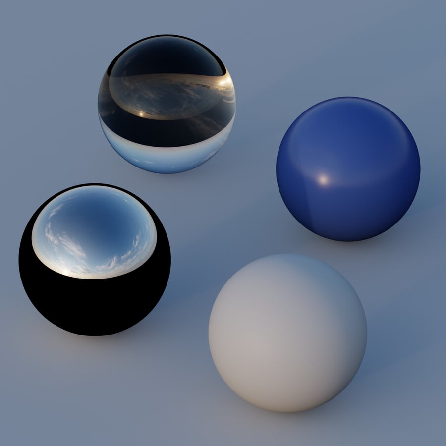 Panoramiczny nieboskłon o zachodzie słońca – HDRI