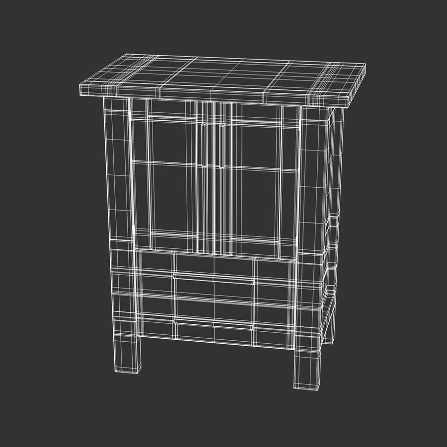 Bathroom Cabinet Model, Black