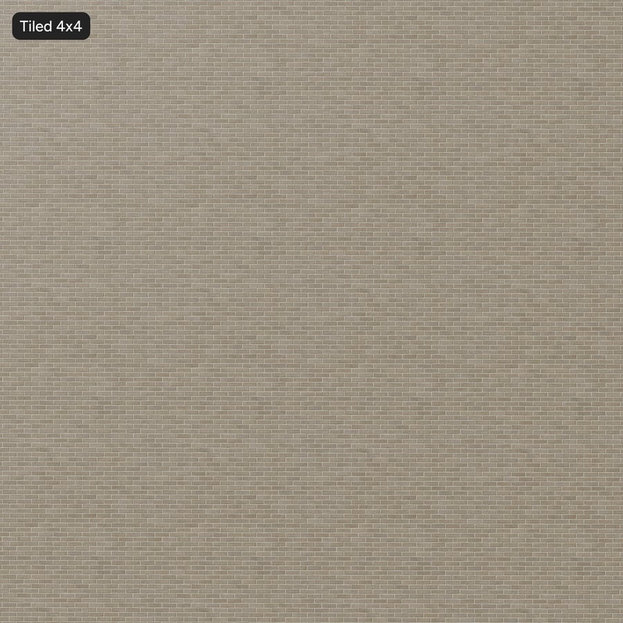 Dragfaced Running Bond Brick Wall Texture, Grey