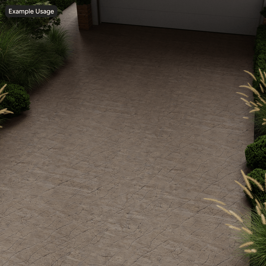 Hiệu ứng bề mặt sàn bê tông nứt