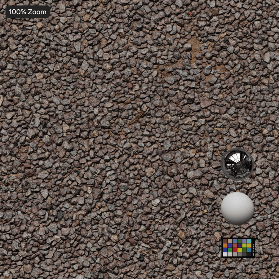 Texture compacte du gravier