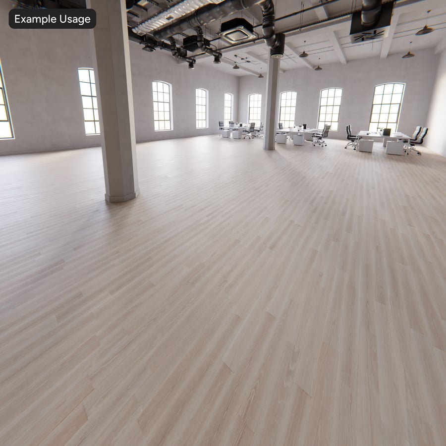Tavola di legno scandinavo sottile, bianco lavato