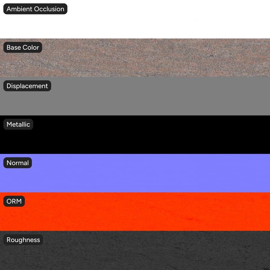 Texture des dalles de granit, rouge et gris