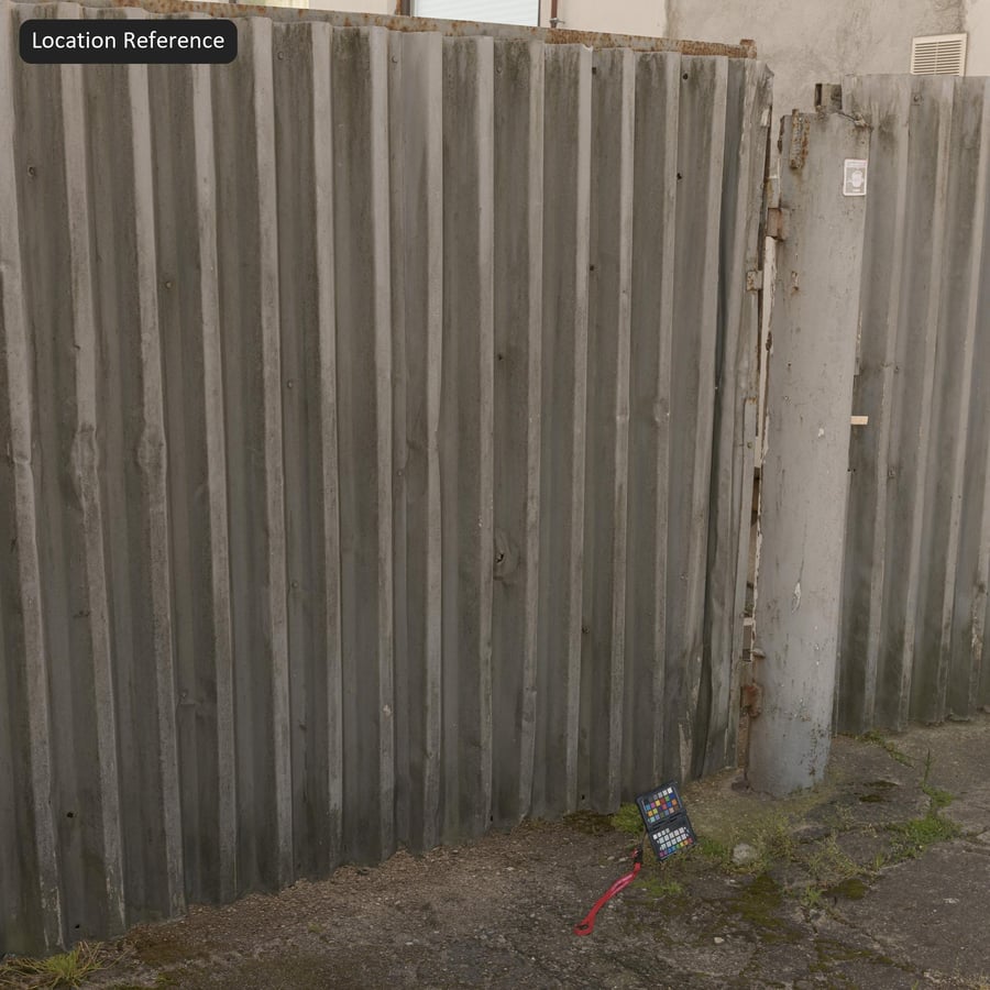 Oluklu Metal Duvar Dokusu