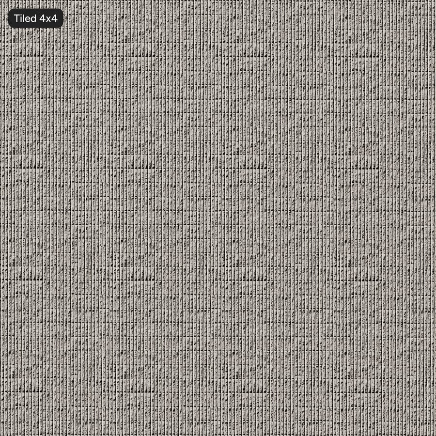Fluted Concrete Wall Texture, White