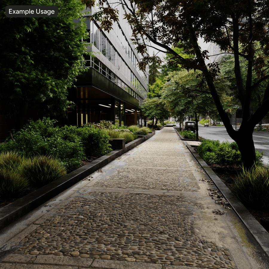 Decorative Cobblestone Texture
