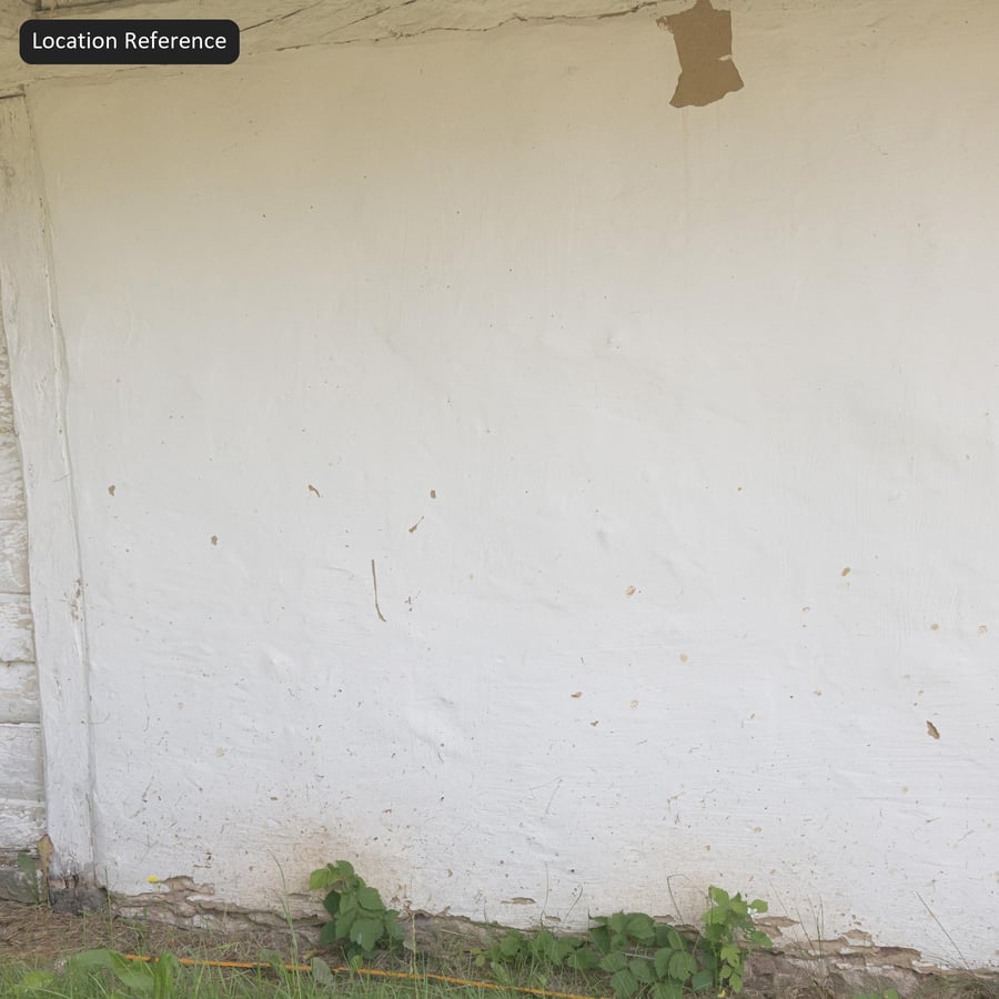 Coarse Lime Washed Plaster Texture, White