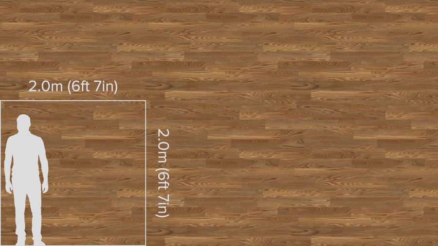 Thick Walnut Wood Board Texture, Brown