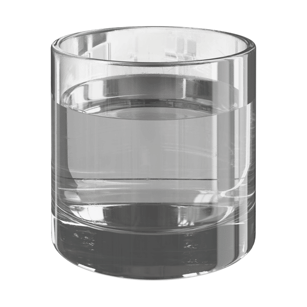 Short Full Vintage Drinking Glass Model