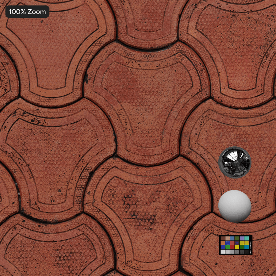 Textura de paver Dirty Cosmic, vermelho