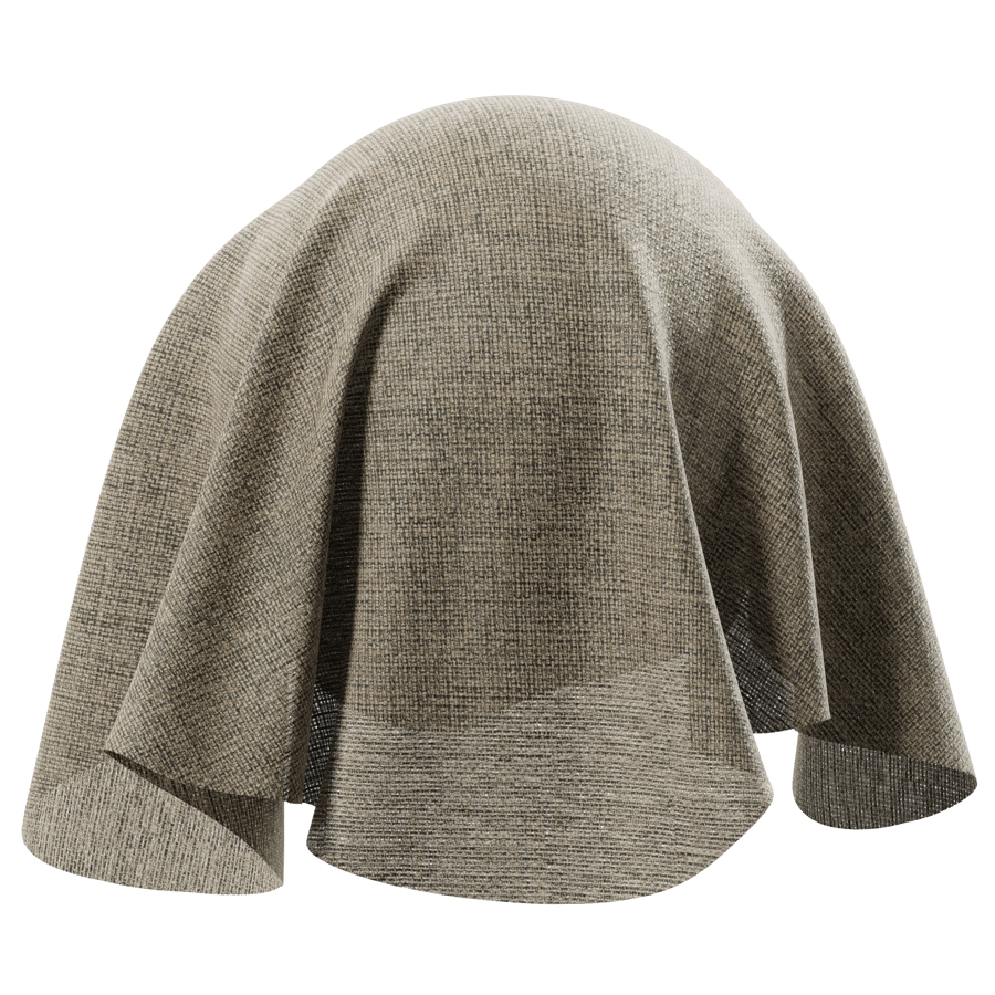 Plain Sheer Drapery Fabric, Brown